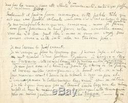 Georges ROUAULT / Longue lettre autographe signée sur les affres de la création