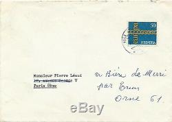 Georges Simenon lettre signée Pierre Léaud jury prix 1971 Jean-Pierre