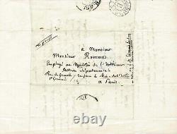 Gérard de NERVAL. Lettre autographe signée Sa première crise de folie. Mars 1841