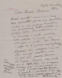 Giacomo PUCCINI Lettre autographe signée à Maria Bianca GINORI-LISCI Manon
