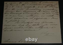 Giulio LAZZERI, Mathématicien LETTRE AUTOGRAPHE SIGNÉE A C. A. LAISANT, 1908