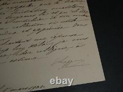Giulio LAZZERI, Mathématicien LETTRE AUTOGRAPHE SIGNÉE A C. A. LAISANT, 1908