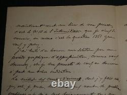 Giuseppe Jung Lettre autographe signée à Charles-Ange Laisant, Milano 1898