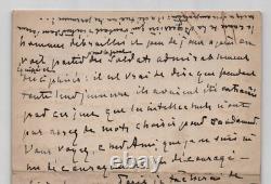 Giuseppe Primoli, Lettre autographe signée, Exil de l'Impératrice Eugénie 1915