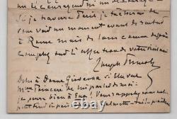 Giuseppe Primoli, Lettre autographe signée, Exil de l'Impératrice Eugénie 1915
