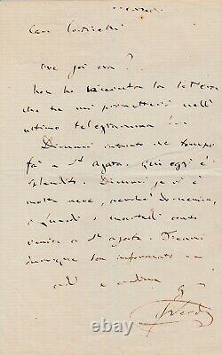 Giuseppe VERDI Lettre autographe signée