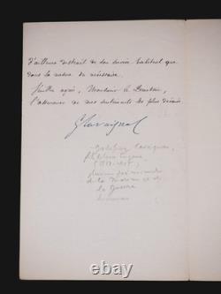 Godefroy CAVAIGNAC lettre autographe signée 1888