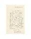 Gustave Caillebotte / Lettre Autographe Signée à Claude Monet / Giverny / Jardin