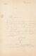 Gustave Doré Peintre Lettre Autographe Signée Visite Adresse Atelier