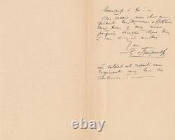 Gustave Fraipont 4 lettres autographes signées et 2 cartes Jambon Nadar humour