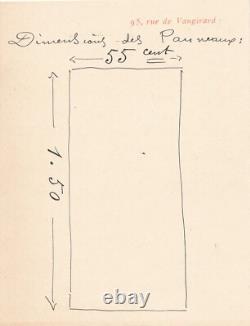 Gustave Fraipont 4 lettres autographes signées et 2 cartes Jambon Nadar humour