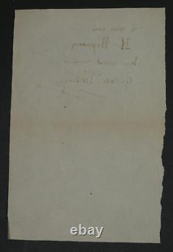 Gustave TOUDOUZE -TROIS LETTRES AUTOGRAPHES SIGNÉES- Al. DAUDET, Ed. De GONCOURT