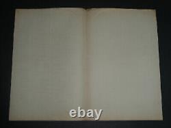 Guy Victor Duperré LETTRE AUTOGRAPHE SIGNÉE Contravention à l'acte de navigation