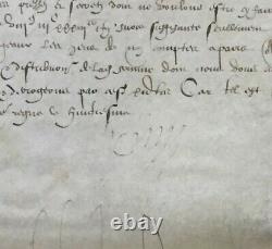 HENRI III Roi de France Document / lettre signée Affaires pressées & secrètes