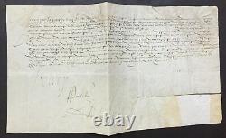 HENRI II Roi de France Document / lettre signée Maison du Roi 1549