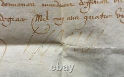 HENRI IV Roi de France Document / lettre signée Parlement de Paris 1594
