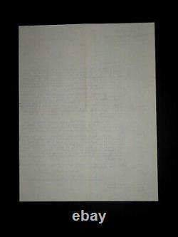 HUMBERT Agnès LETTRE DACTYLO SIGNÉE et LETTRE AUTOGRAPHE SIGNÉE, PARIS 1950