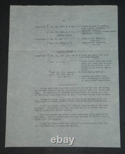 Harold Gatty Lettre dactylographiée signée en partie autographe 3 pages 1937