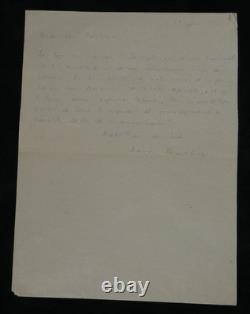 Henri Barbusse Lot de 3 lettres autographes et dactylographiée signées 1909 1915