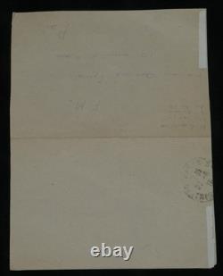 Henri Barbusse Lot de 3 lettres autographes et dactylographiée signées 1909 1915