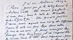 Henri COLLET Compositeur lettre autographe signée au directeur Opéra Nantes