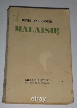 Henri Fauconnier, Lettre autographe signée 1958 Malaisie EO prix Goncourt