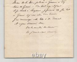 Henri Sainte-Claire Deville Lettre autographe signée à un ami 1873