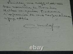 Henri VENDEL, bibliothécaire LETTRE AUTOGRAPHE SIGNÉE et tapuscrits, 1942