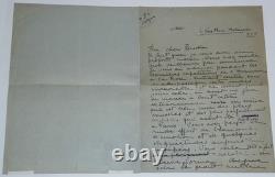 Henry Bataille 3 lettres autographes signées 1912