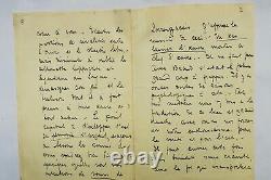 Henry Bataille belle & longue lettre autographe signée