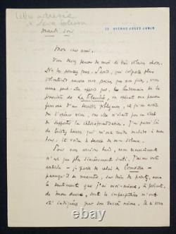 Henry KISTEMAECKERS Fils TRES BELLE LETTRE AUTOGRAPHE SIGNÉE A Léon BLUM 4 PAGES