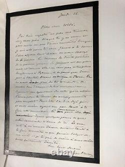 Heredia Les Trophees Illustre Merson 2 Lettres Autographes Signees 1907 Relie