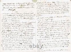 Honoré de BALZAC Lettre autographe signée. La publication de la comédie humaine