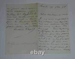 Hortense FLOQUET 3 LETTRES AUTOGRAPHES SIGNÉES + 1 LAS D'UN DÉPUTÉ 1888