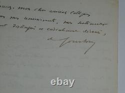 Hortense FLOQUET 3 LETTRES AUTOGRAPHES SIGNÉES + 1 LAS D'UN DÉPUTÉ 1888