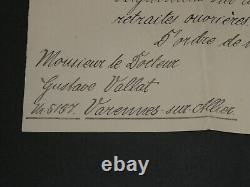 Hugo von Radolin Ambassadeur diplomate allemand Lettre autographe signée 1905
