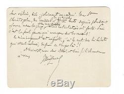Huysmans / Lettre Autographe Signée À L'abbé Mugnier / Missel