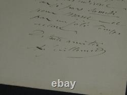 Impressionnisme Antoine Guillemet Lettre autographe signée 1905
