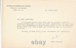 Intéressant écrivain André Maurois 2 autographe signé ET 2 lettres signées