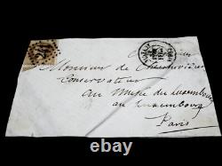 JULES DE GONCOURT Lettre autographe signée Musée du Luxembourg 1869