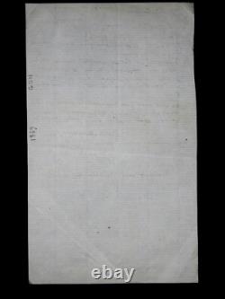 JULES DE GONCOURT Lettre autographe signée Musée du Luxembourg 1869