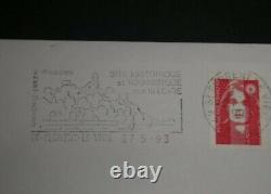 JULIEN GRACQ LETTRE AUTOGRAPHE signée à ARIEL DENIS soutien après deuil 1993