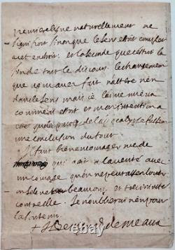 J. B. BOSSUET Lettre autographe signée à Henriette-Thérèse d'Albert de Luynes