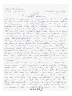 Jacques MESRINE / Lettre autographe signée / Instinct de mort / Rancune / Prison