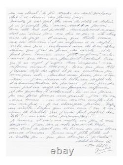 Jacques MESRINE / Lettre autographe signée / Instinct de mort / Rancune / Prison