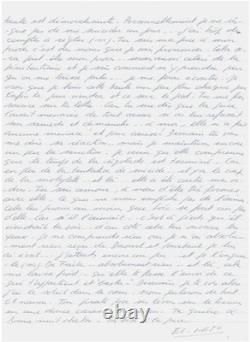 Jacques MESRINE / Lettre autographe signée / Prison / Suicide / Comtpes à régler