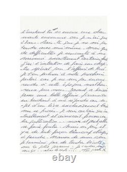 Jacques MESRINE / Lettre autographe signée / Prison de la Santé / Instinct Mort