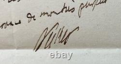 Jacques NECKER Lettre autographe signée 1803