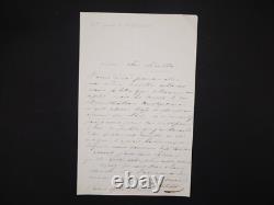 James de Rothschild Lettre autographe signée Dumont