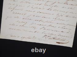 James de Rothschild Lettre autographe signée Dumont